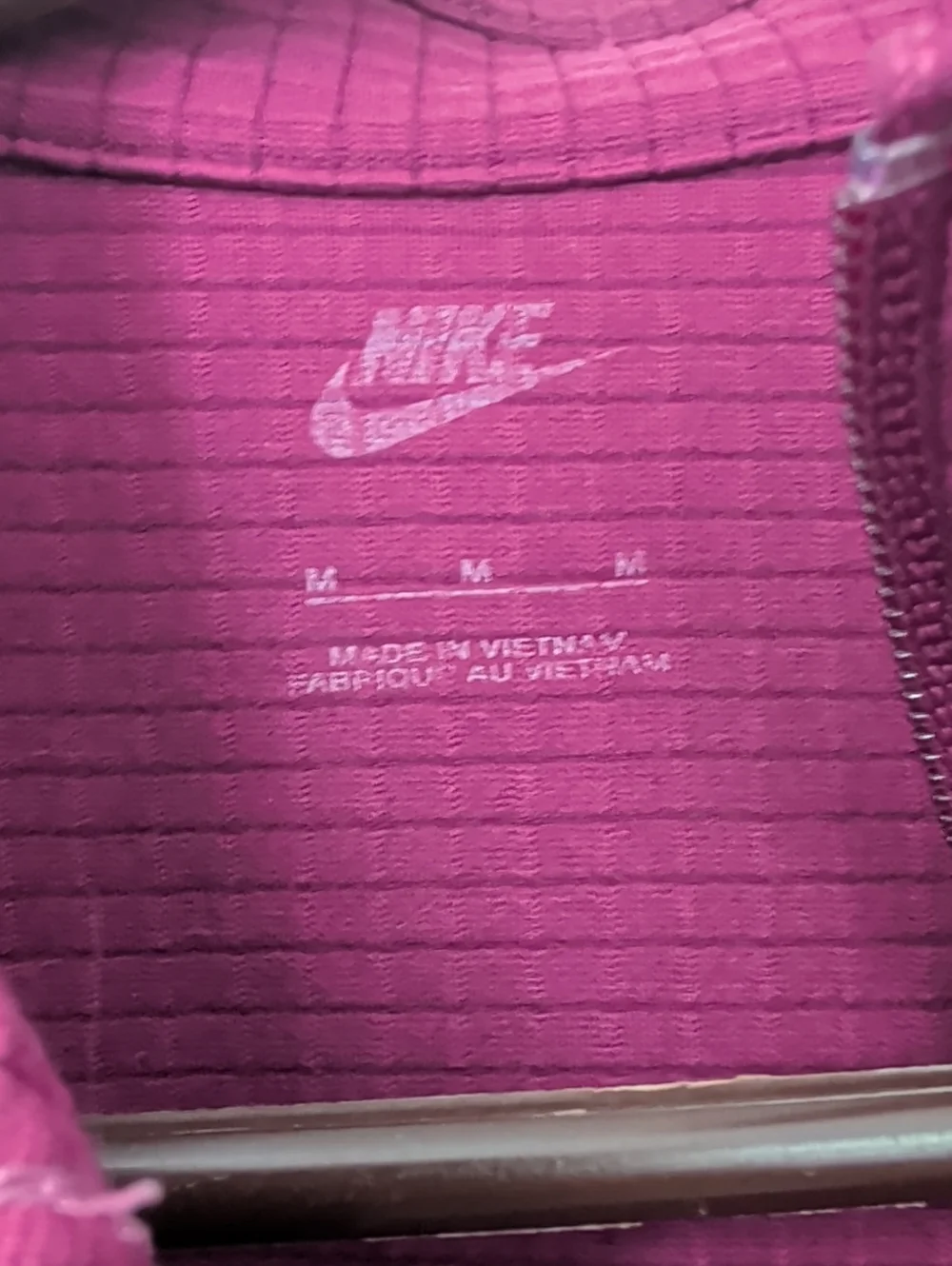 Nike 2 Women's Black  Racerback Tank Top White Swoosh Magenta Teal Swoop Zip M L